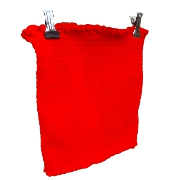 𝅺2 tube tops. Bright colors! 😎 Sizes: Orange Kiss M, green Itzon OS c12-13​​​​​ - Picture 3 of 8